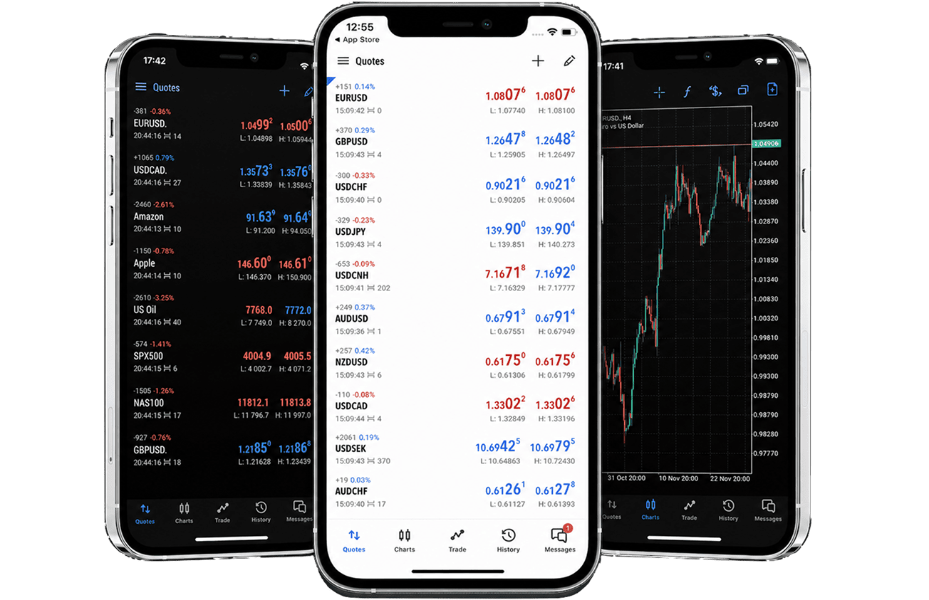 Radiance Markets mobile trading app preview